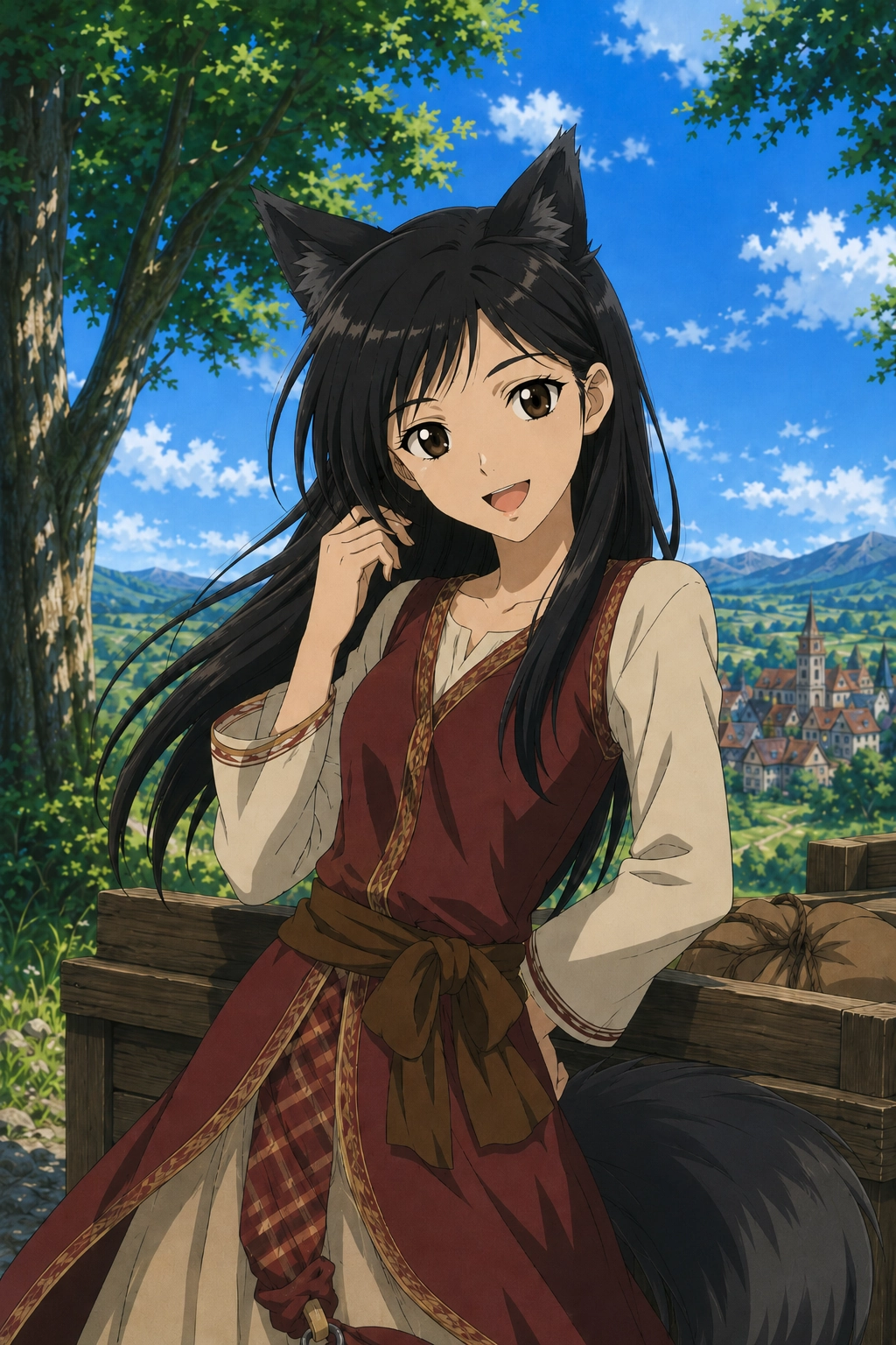 Anime-style portrait of Lyzz